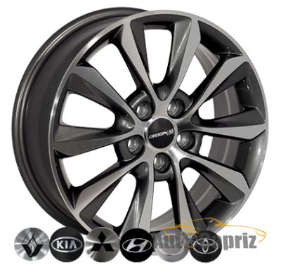 Диски Replica Mitsubishi TL0176 GMF R17 W6.5 PCD5x114.3 ET46 DIA67.1   